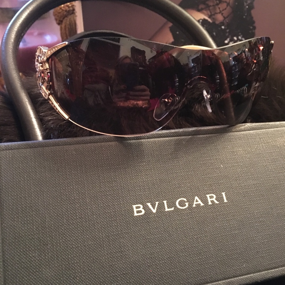 Bvlgari exquisite Swarovski Sunglasses
